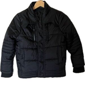 Urban Republic boys Black Puffer Jacket size S 7/8 zipper front and pockets